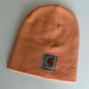 Carhartt Acrylic Knit Hat Light Peach Salmon Orange One Size Unisex